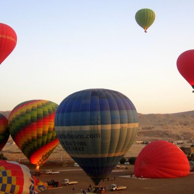 Hot Air Balloon Ride in Luxor, Egypt
