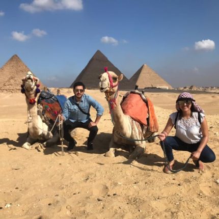 Giza Pyramids, Coptic & Islamic / from Cairo airport